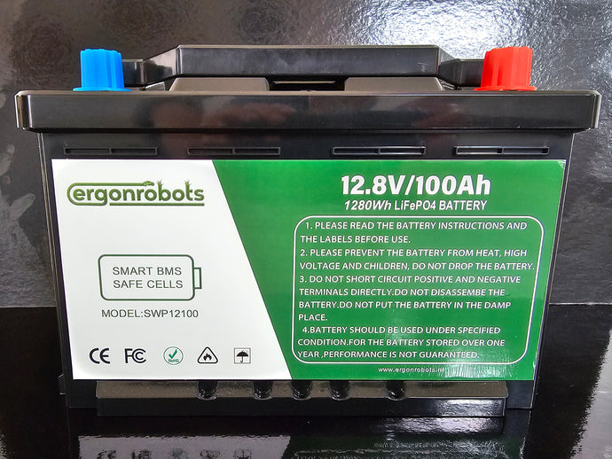 100ah LiFePo4 lithium 12,8v accu