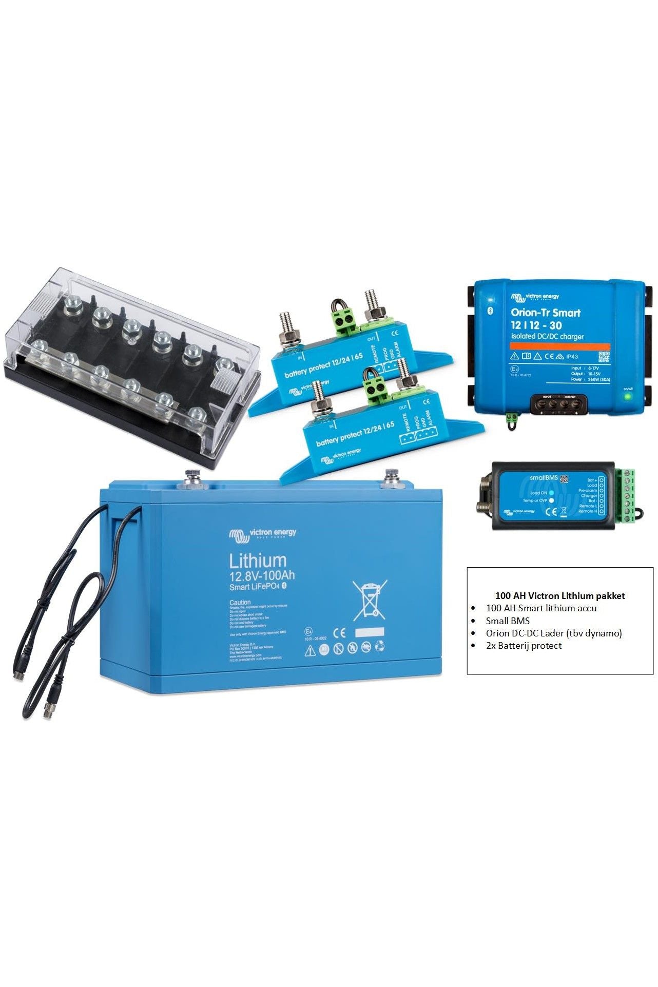 Van loodaccu naar Victron smart Lithium 12,8V/330Ah LiFePO4 (Camper, Boot,Bus)