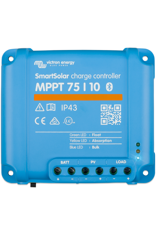 Victron 130W zonnepaneel met SmartSolar 75/10 laadregelaar