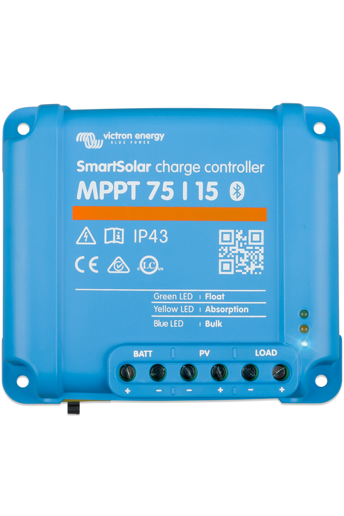 Victron 175W zonnepaneel met SmartSolar 75/15 laadregelaar