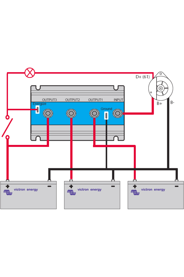 Victron Argo FET Diodebrug 100-3