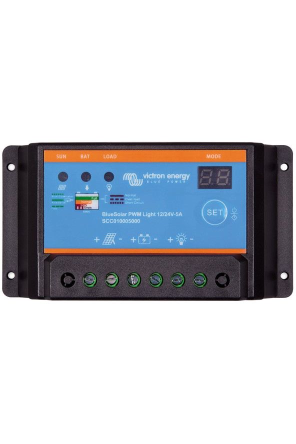 Victron BlueSolar PWM-Light 12/24V-5A laadregelaar