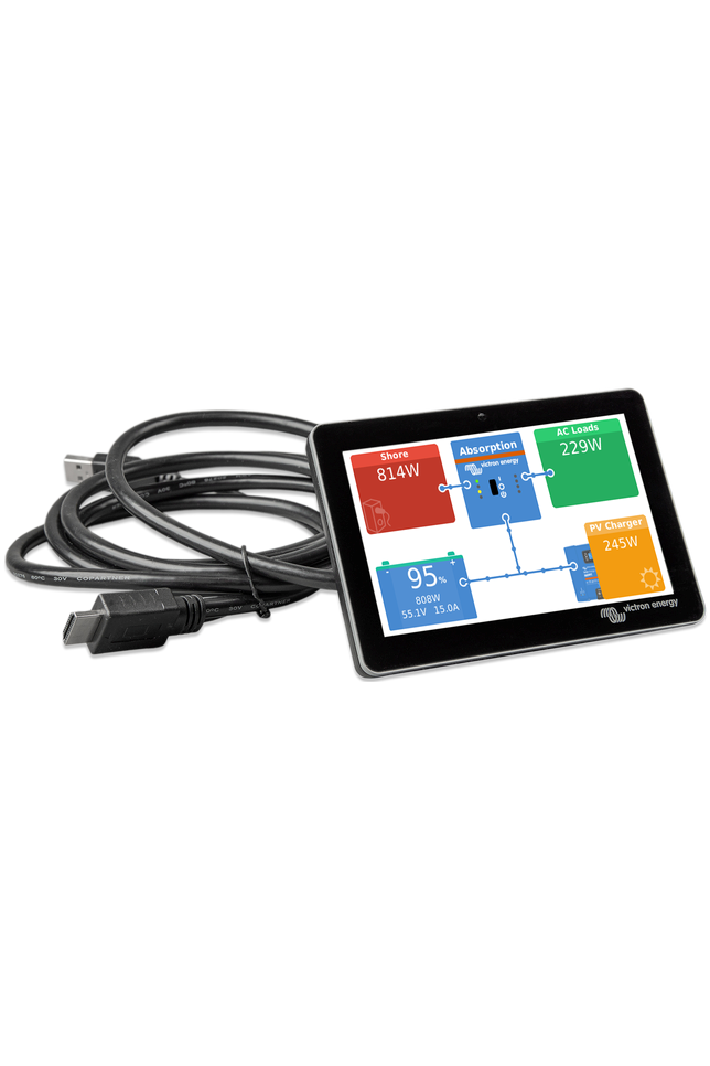 Victron Cerbo GX communicatiecentrum met GX Touch 50 display