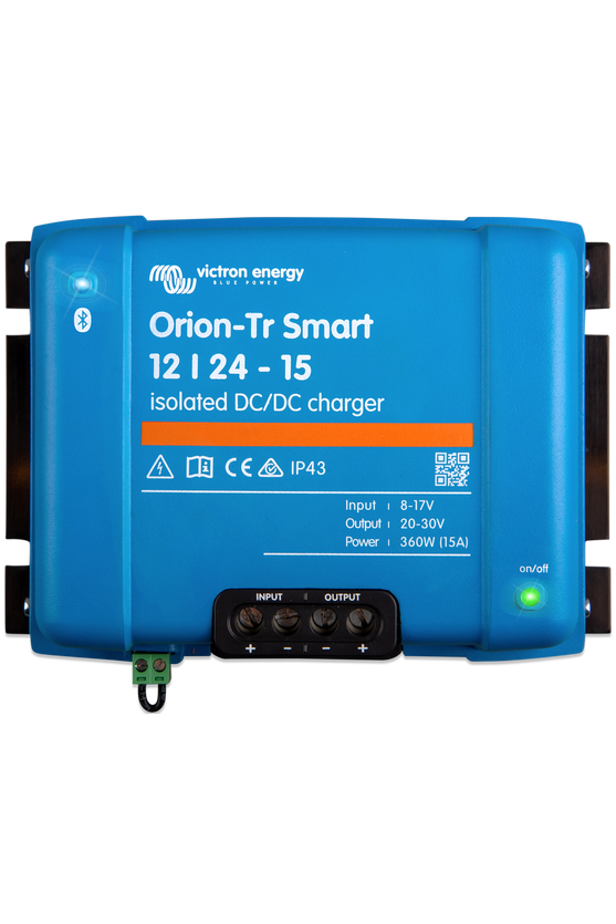 Victron Orion-Tr Smart 12/24-15A (360W) Isolated DC-DC omvormer