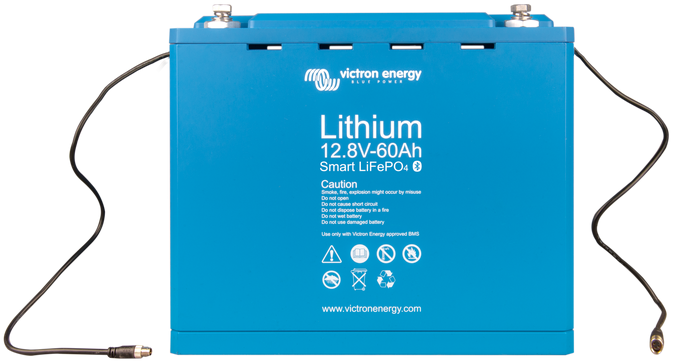 Victron smart lithium accu 12,8V/50Ah LiFePO4 (STAAT IN BESTELLING, NIET VOORRADIG)