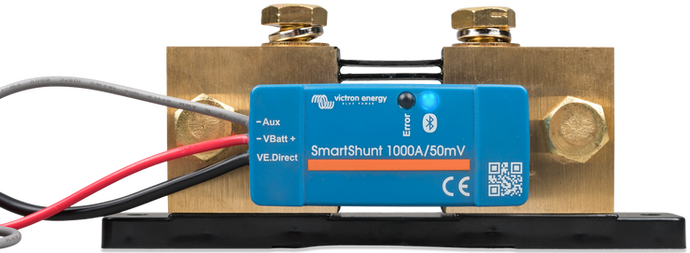 Victron SmartShunt IP65 1000A/50mV batterij monitor met Bluetooth